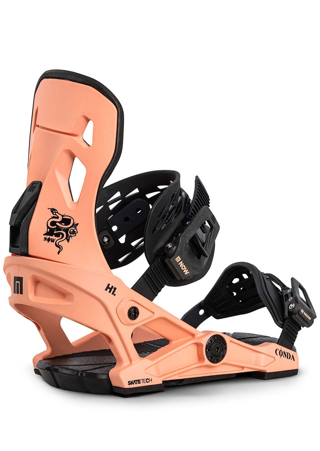 NOW Conda Snowboard Binding Light Rose