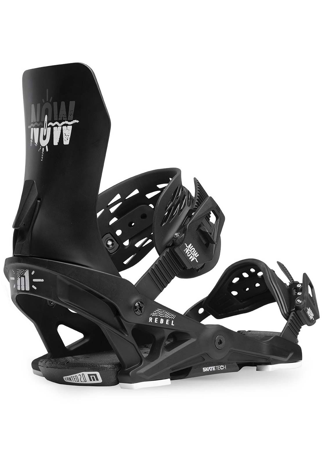 NOW Rebel Snowboard Binding Black