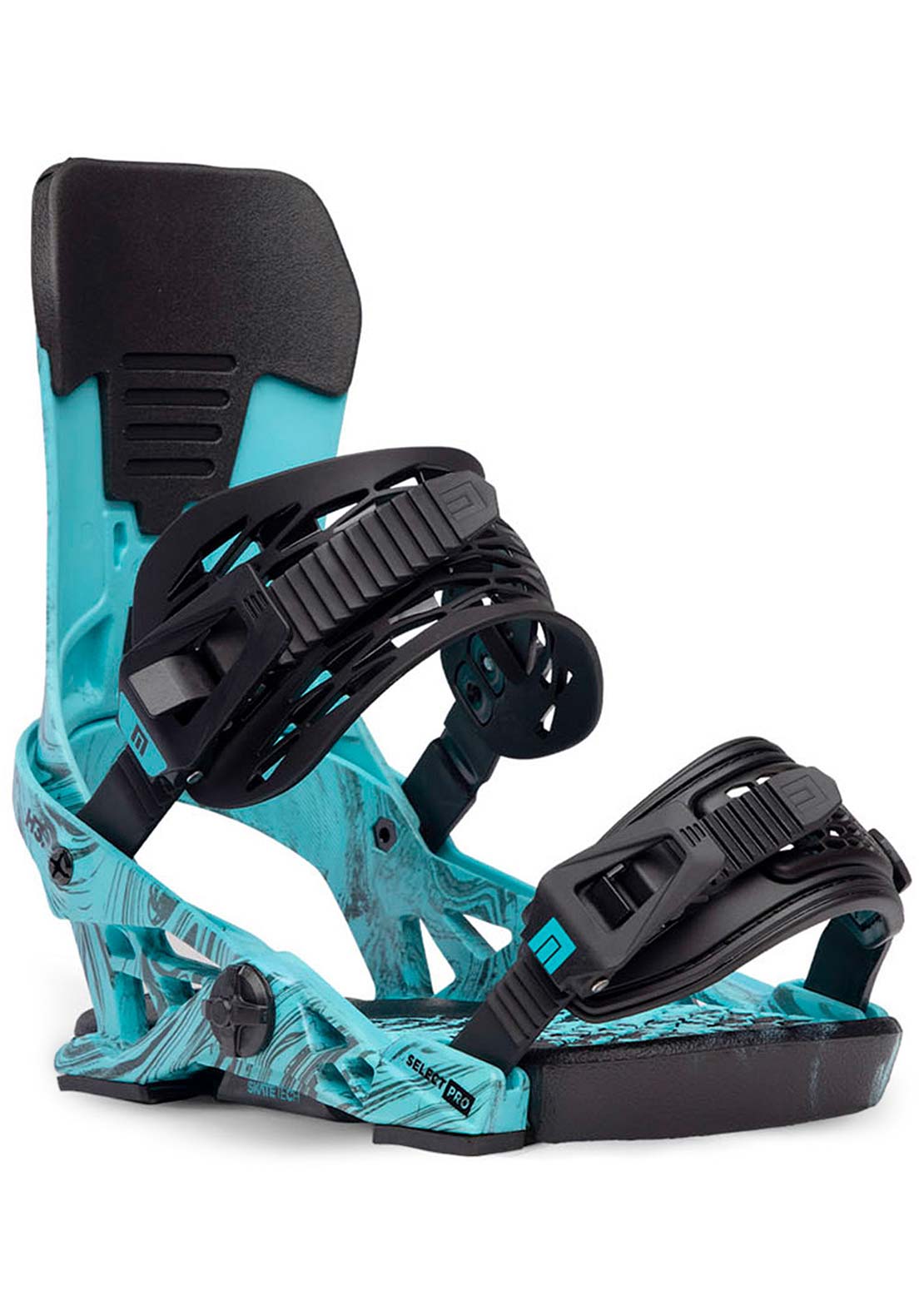 NOW Select Pro Ltd Snowboard Binding Aqua Swirl