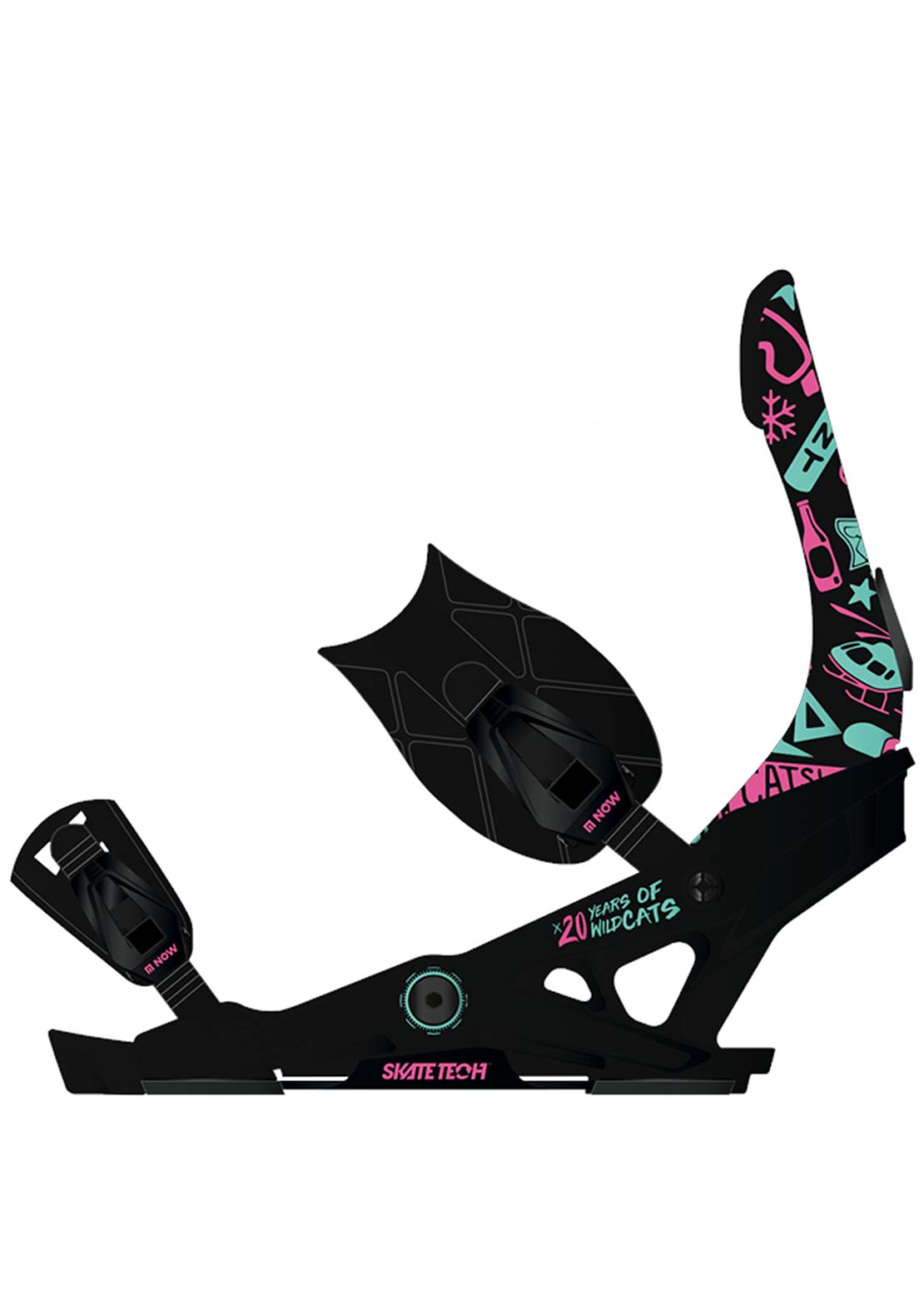 NOW Wildcats Ltd Snowboard Binding Black