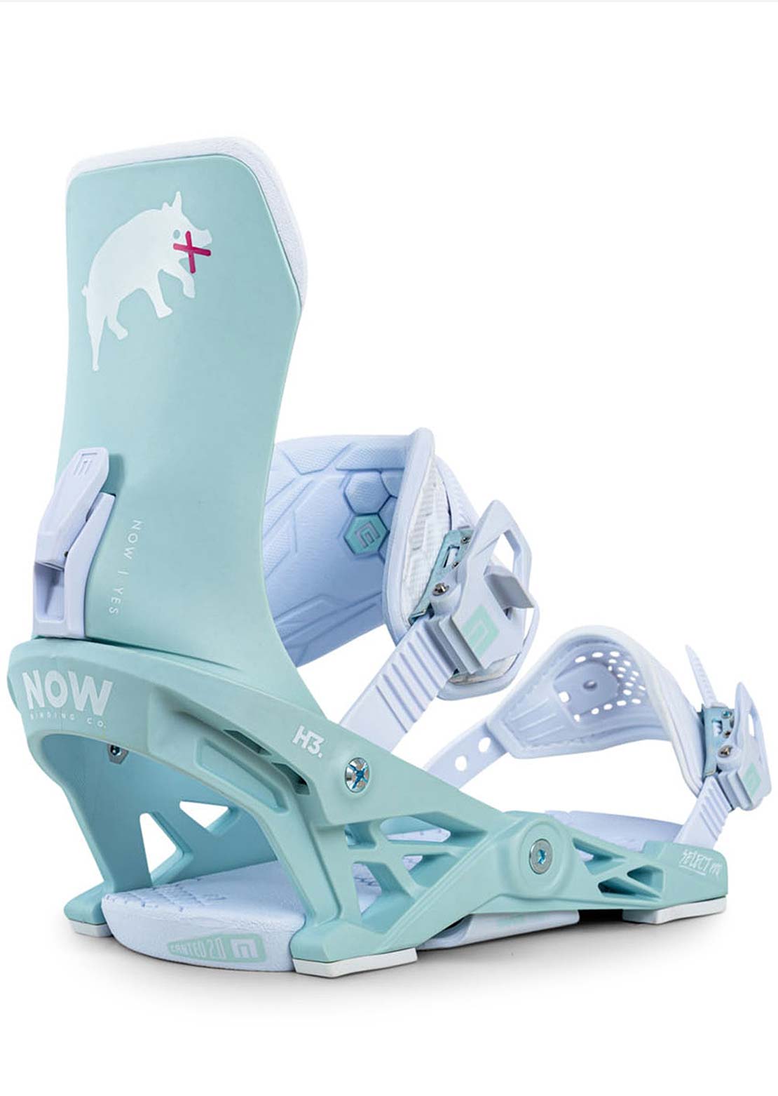 NOW X YES. Select Pro Snowboard Binding Blue