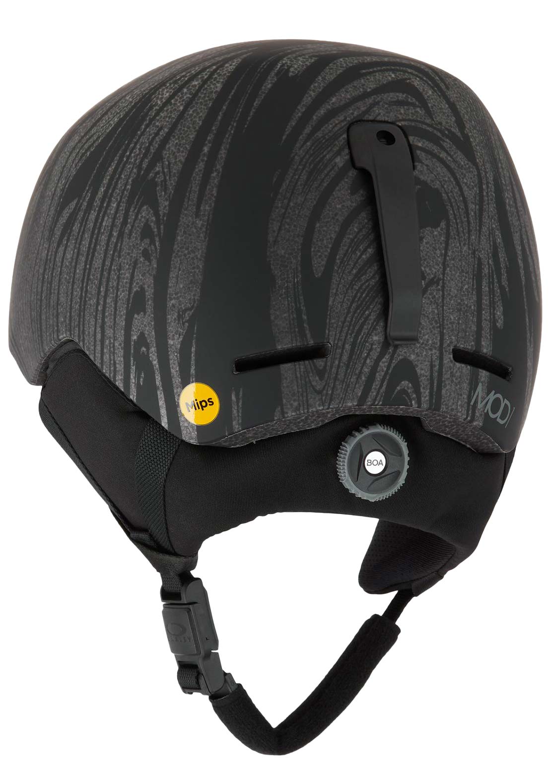 Oakley Junior MOD1 MIPS Snow Helmet Matte Trns Black Swirl