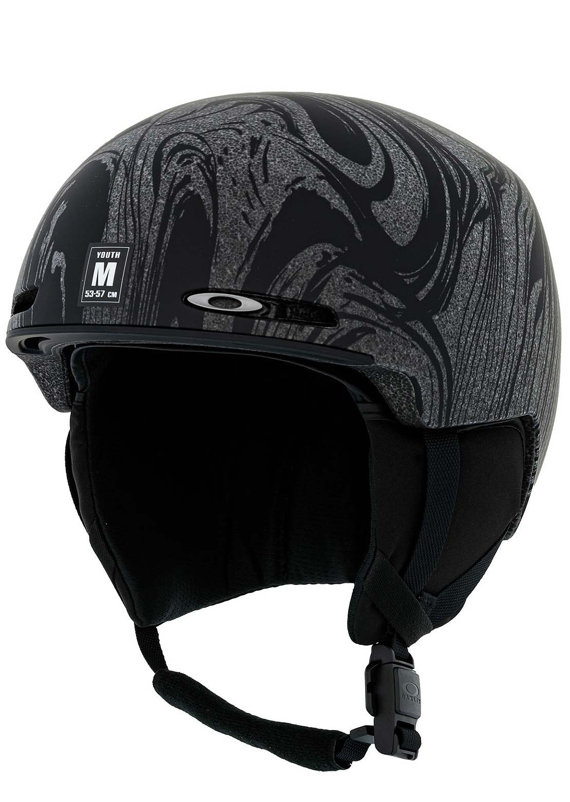 Oakley Junior MOD1 MIPS Snow Helmet Matte Trns Black Swirl