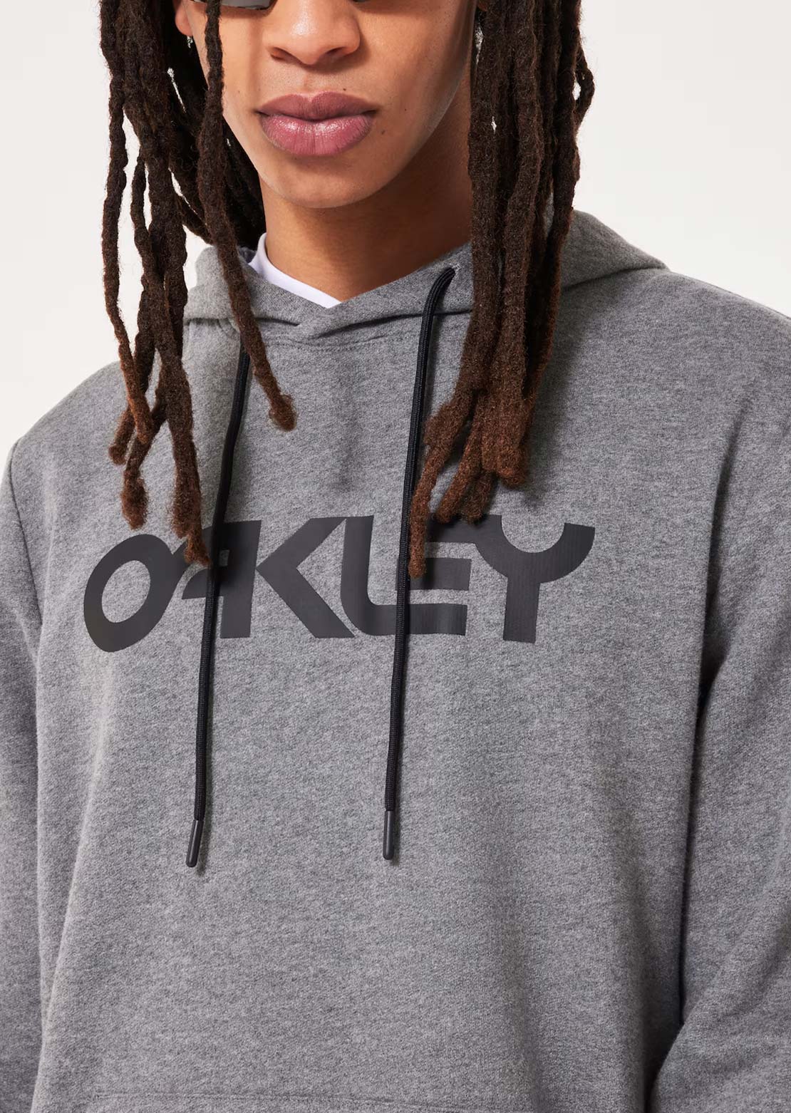 Oakley Men's B1B 2.0 Pullover Hood New Athletic Grey/Black