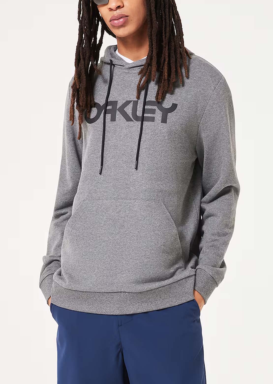Oakley Men's B1B 2.0 Pullover Hood New Athletic Grey/Black