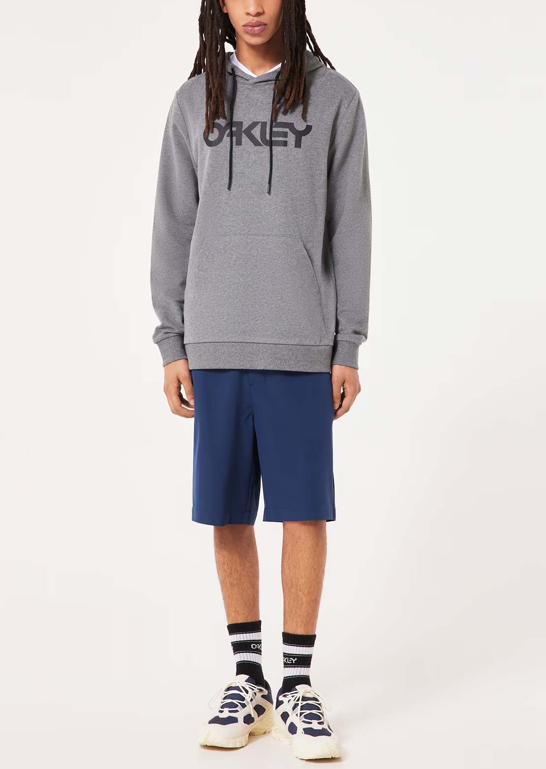 Oakley Men's B1B 2.0 Pullover Hood New Athletic Grey/Black