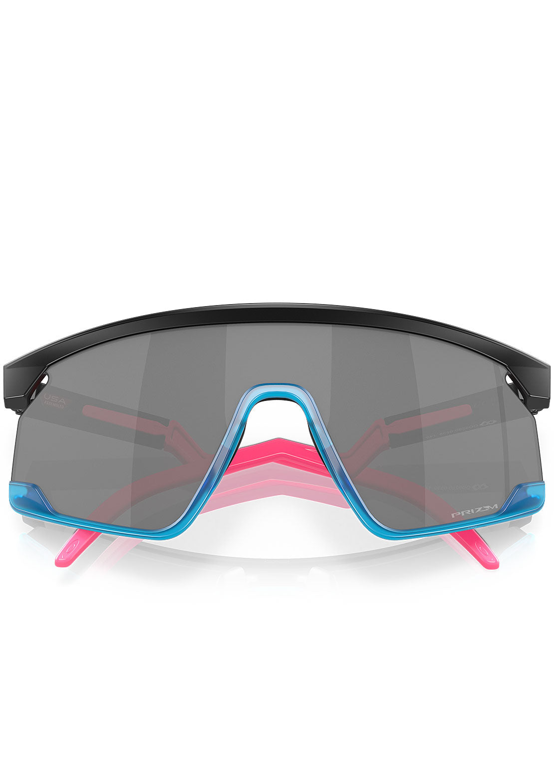Oakley Men's BXTR Prizm Sunglasses Matte Black/Teal/Prizm Black Iridium