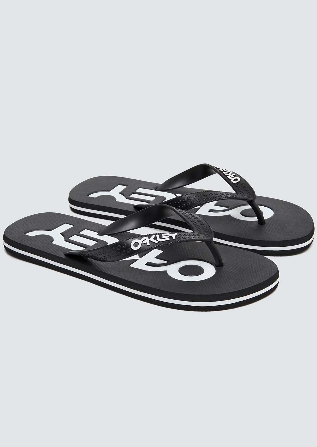 Oakley Men's College Flip Flop Sandals Blackout