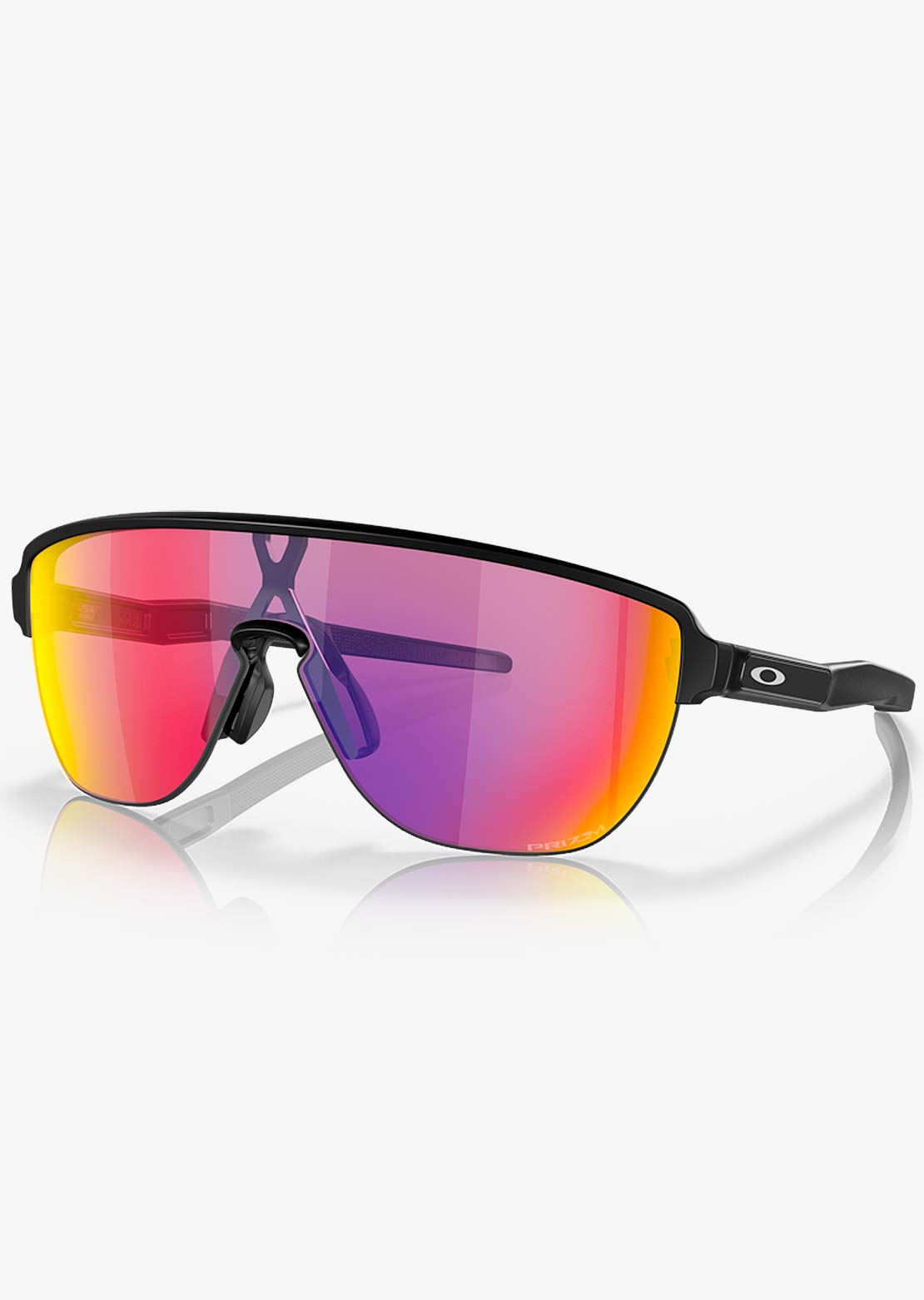 Oakley Men&#39;s Corridor Sunglasses Matte Black/Prizm Road