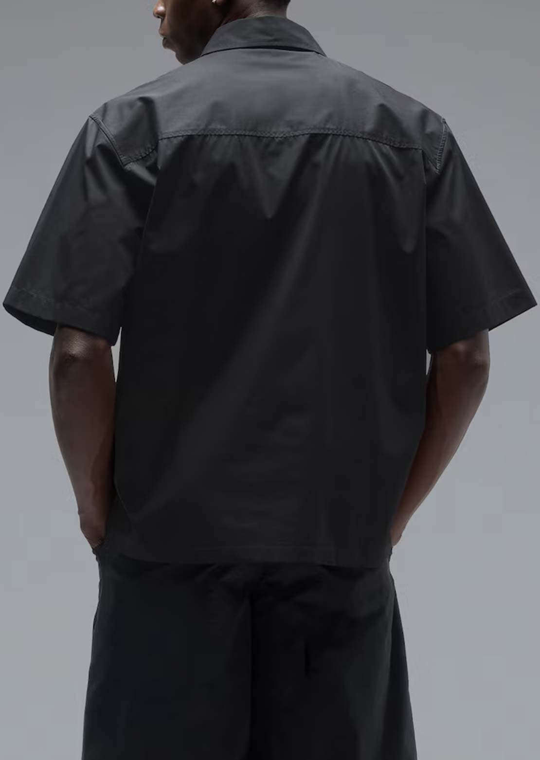 Oakley Men's Echo Rise Button Up Shirt Pitch Black