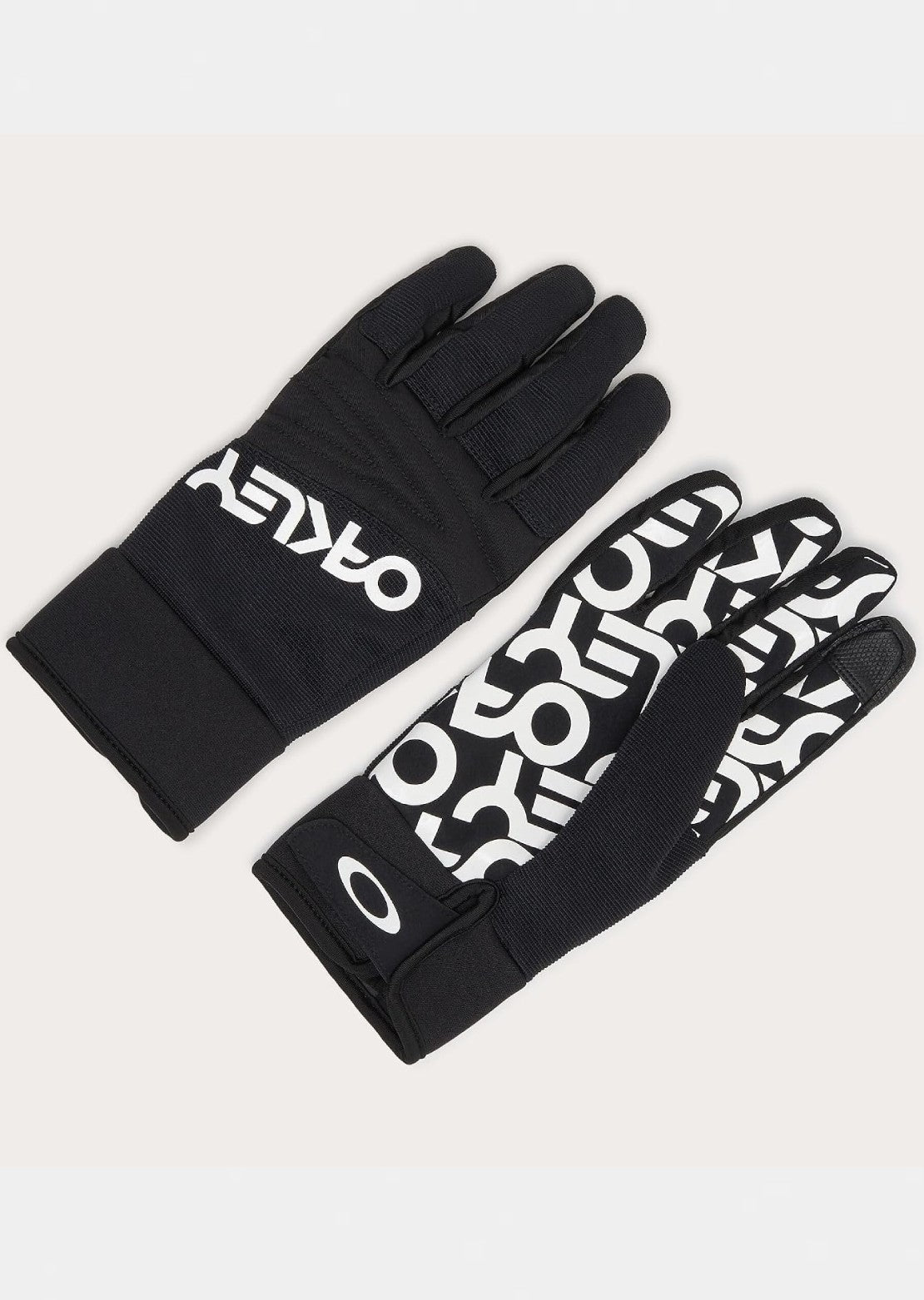 Oakley Men's Factory Pilot Core Gloves Black/White Logo