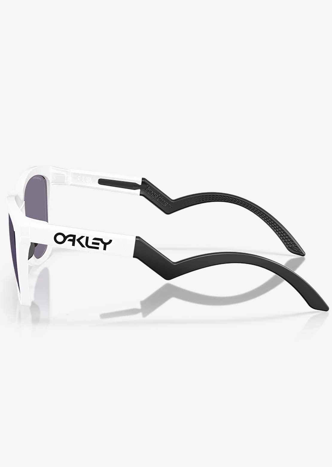 Oakley Men&#39;s Frogskins Hybrid Sunglasses Matte White/Prizm Grey