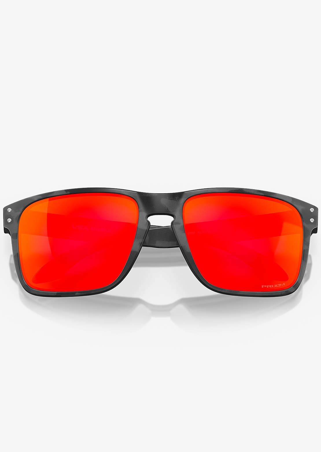 Oakley Men's Holbrook XL Prizm Polarized Sunglasses Matte Black Camo/Prizm Ruby Iridium