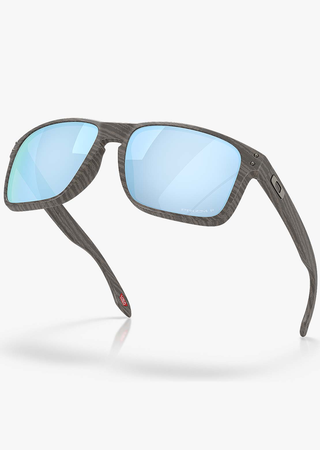 Oakley Men's Holbrook XXL Sunglasses Woodgrain/Prizm Deep Water Polarized