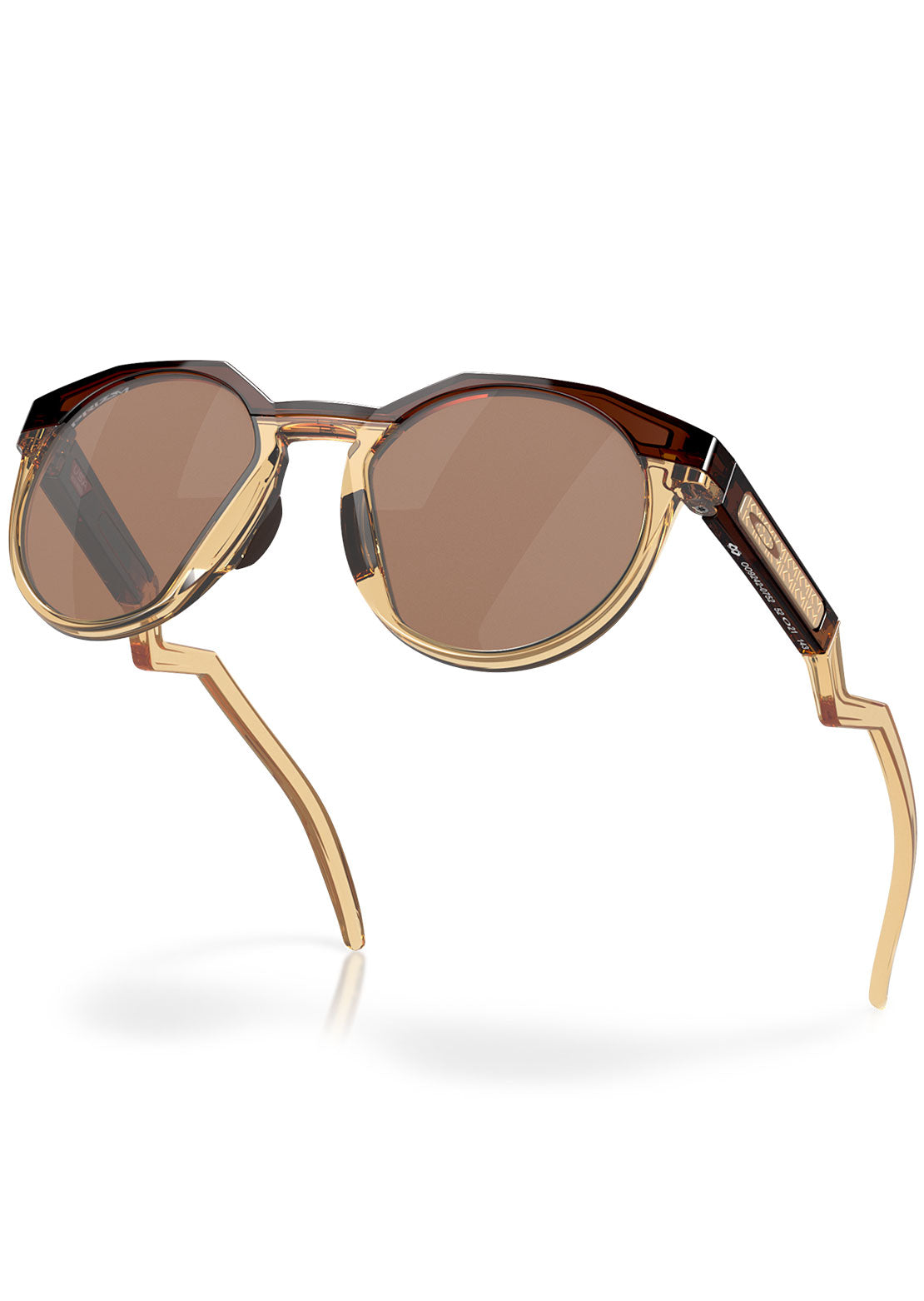 Oakley Men's HSTN Prizm Sunglasses Kylian Mbappe Dark Amber/Prizm Tungsten Iridium