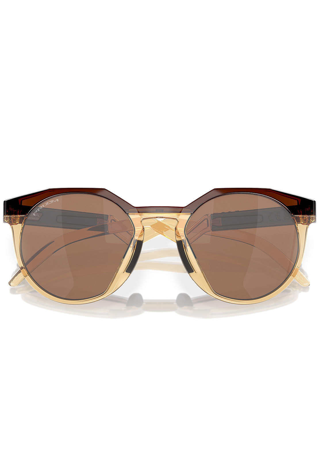 Oakley Men's HSTN Prizm Sunglasses Kylian Mbappe Dark Amber/Prizm Tungsten Iridium