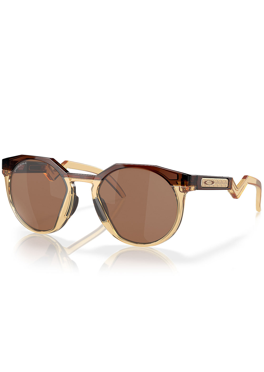 Oakley Men's HSTN Prizm Sunglasses Kylian Mbappe Dark Amber/Prizm Tungsten Iridium