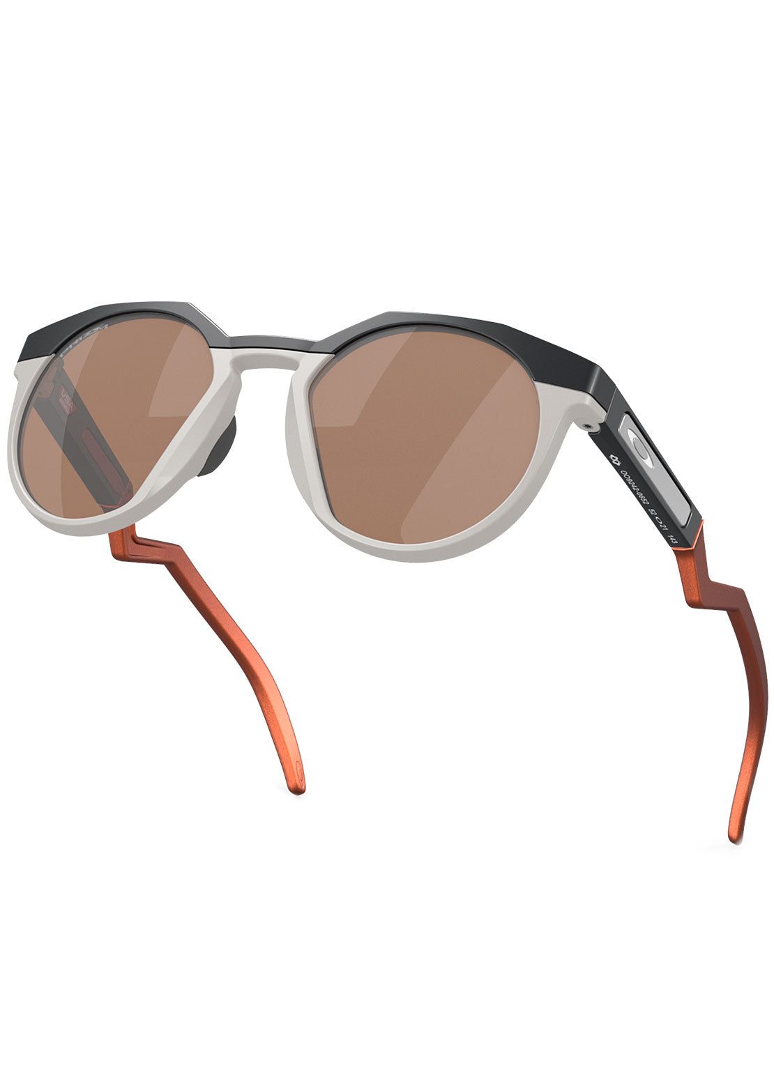 Oakley Men's HSTN Prizm Sunglasses Matte Carbon/Cool Grey/Prizm Tungsten Iridium