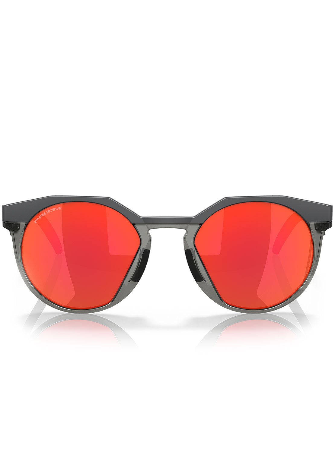 Oakley Men's HSTN Prizm Sunglasses Matte Carbon/Grey Smoke/Prizm Ruby Iridium