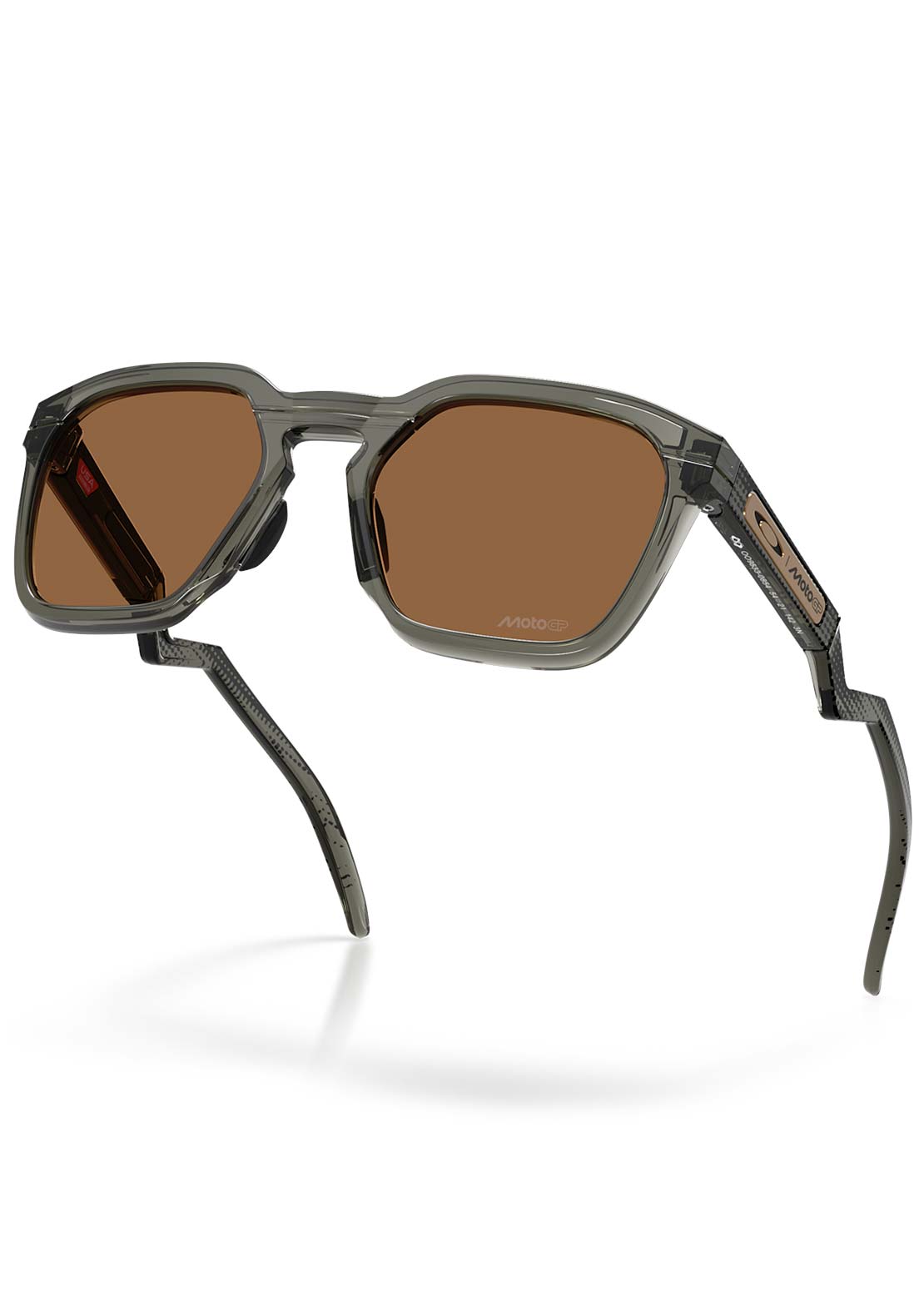 Oakley Men's HSTN SQ Sunglasses Grey Smoke/Prizm Bronze