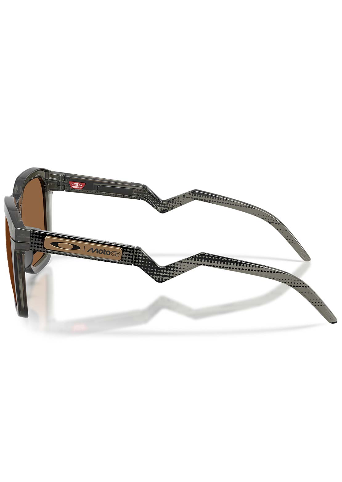 Oakley Men's HSTN SQ Sunglasses Grey Smoke/Prizm Bronze