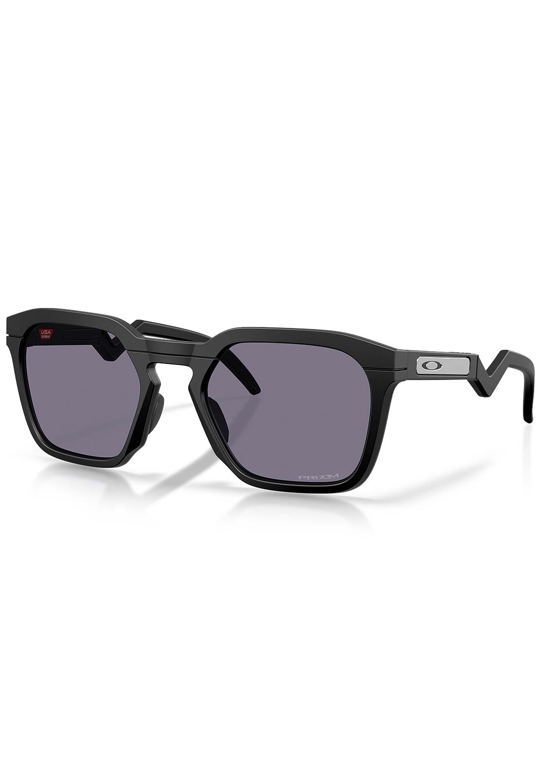 Oakley Men's HSTN SQ Sunglasses Matte Black/Prizm Grey