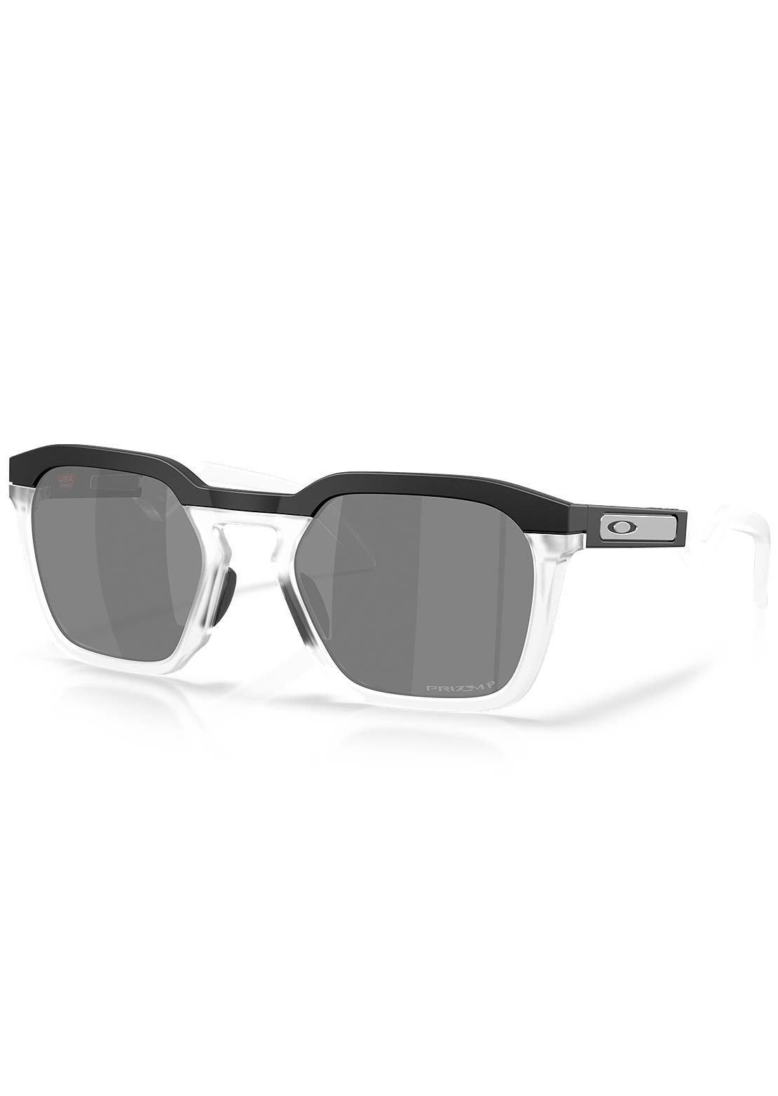 Oakley Men's HSTN SQ Sunglasses Matte Black/Prizm Black Polarized