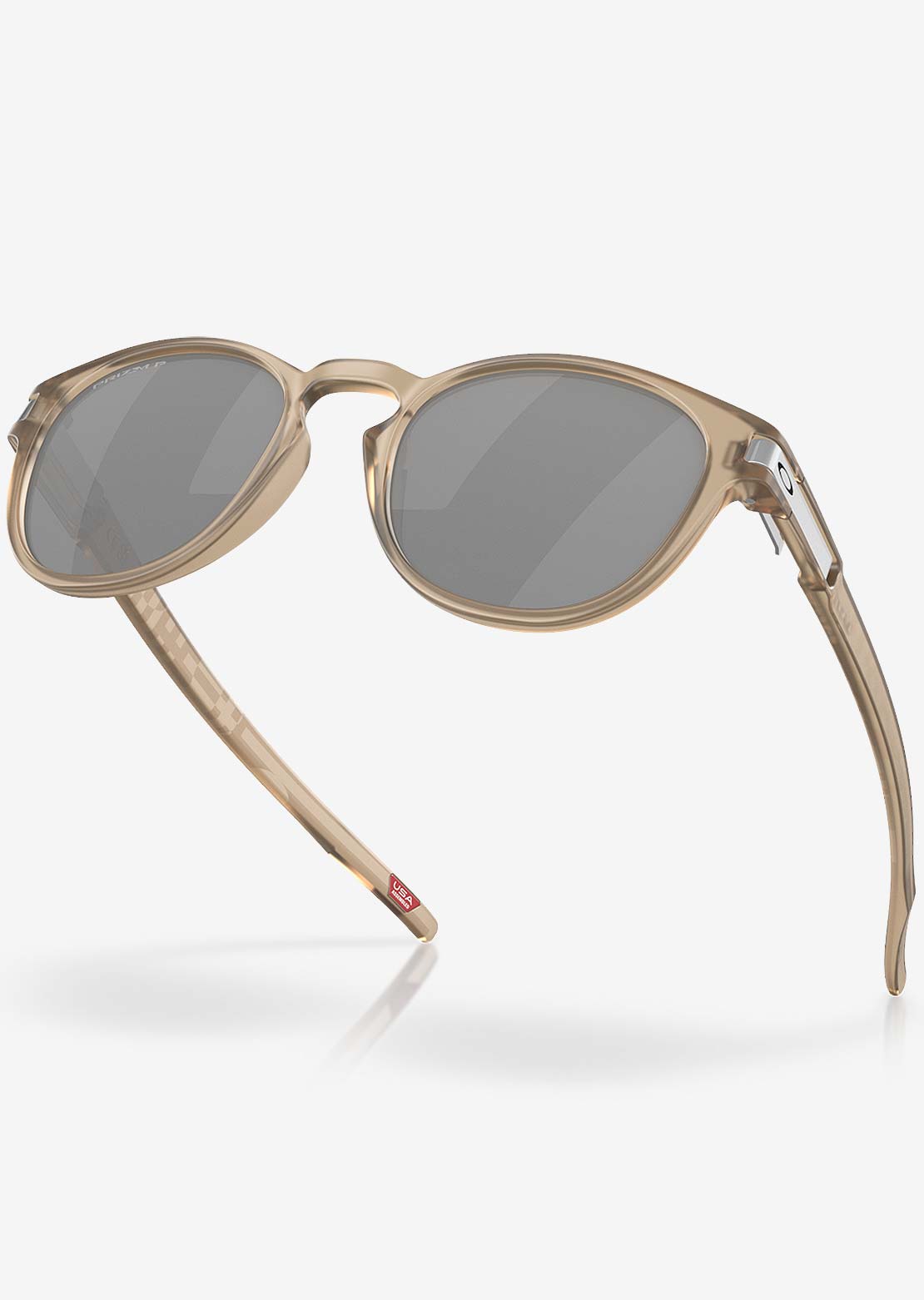 Oakley Men&#39;s Latch Prizm Sunglasses Matte Sepia Introspect/Prizm Black Polarized