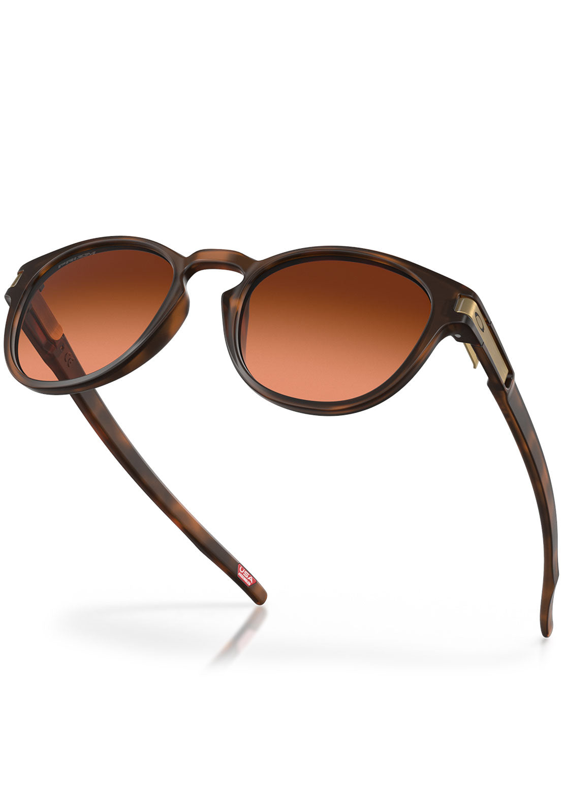 Oakley Men's Latch Prizm Sunglasses Matte Brown Tortoise/Prizm Brown Gradient