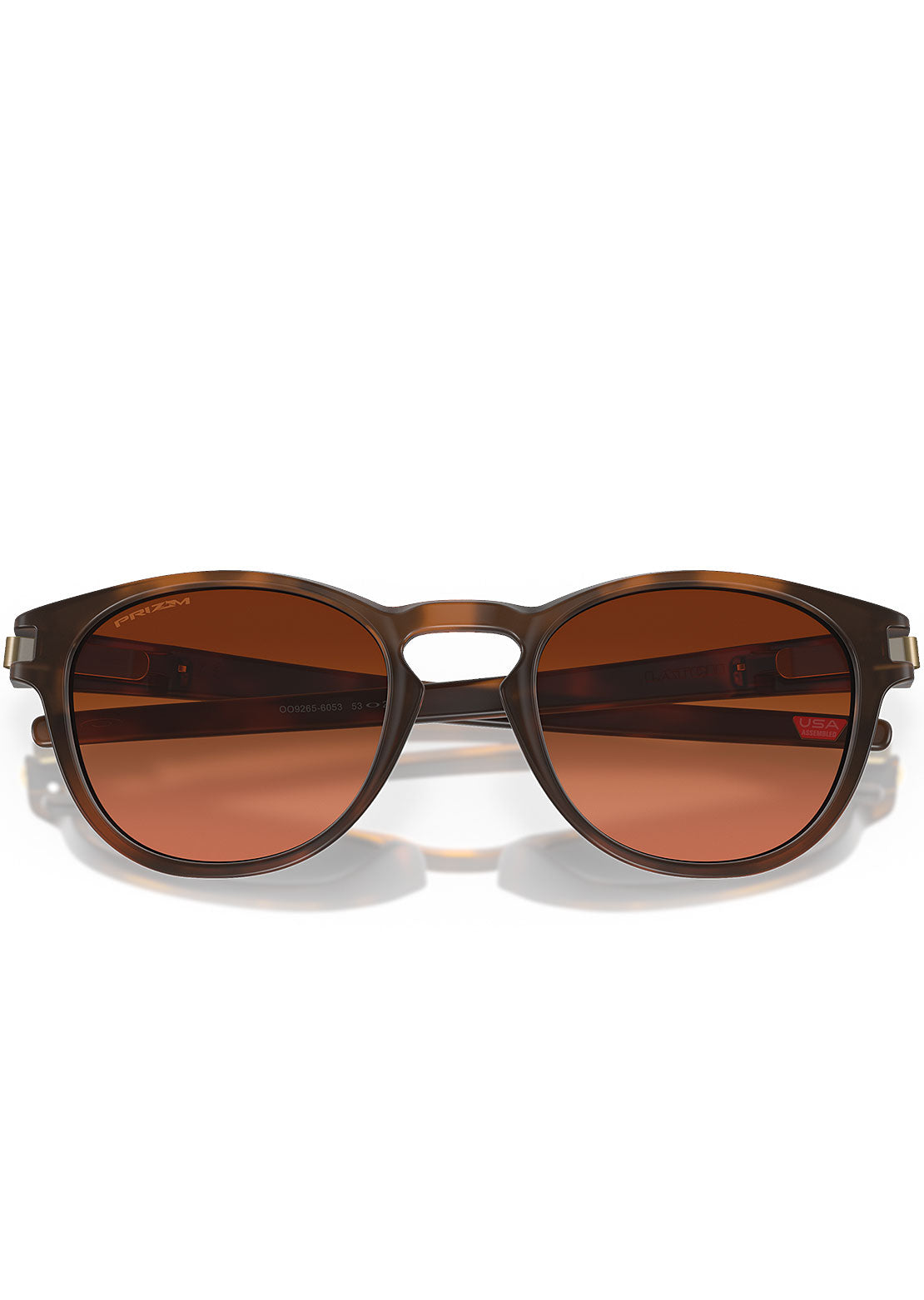 Oakley Men's Latch Prizm Sunglasses Matte Brown Tortoise/Prizm Brown Gradient