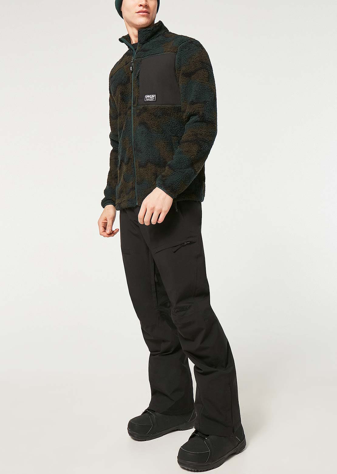 Oakley Men&#39;s Mountain Fire Sherpa Sweatshirt B1B Camo Heather