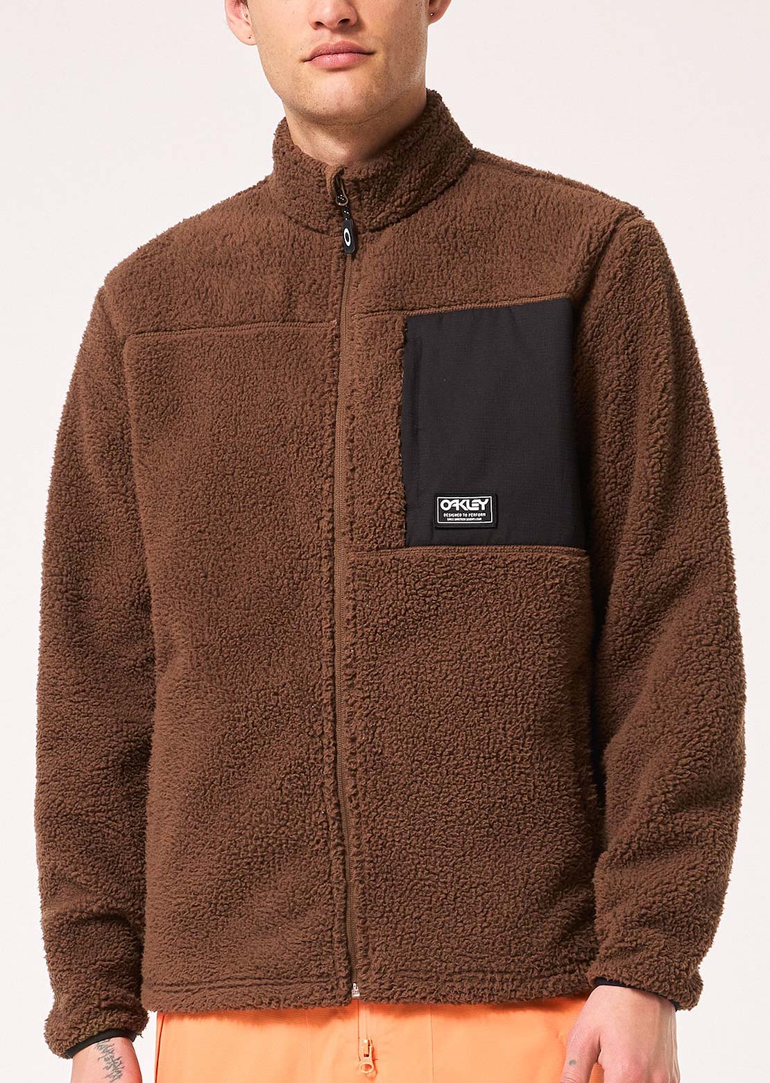 Oakley Men&#39;s Mountain Fire Sherpa Sweatshirt Carafe