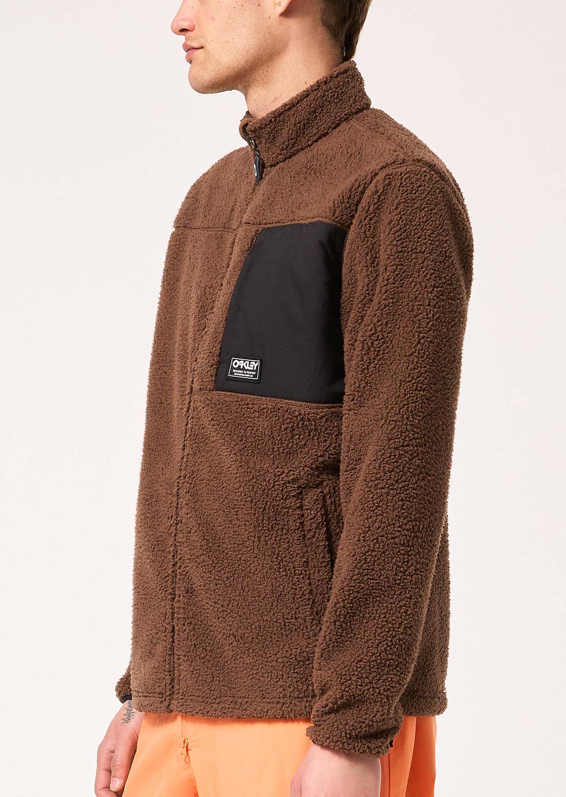 Oakley Men&#39;s Mountain Fire Sherpa Sweatshirt Carafe