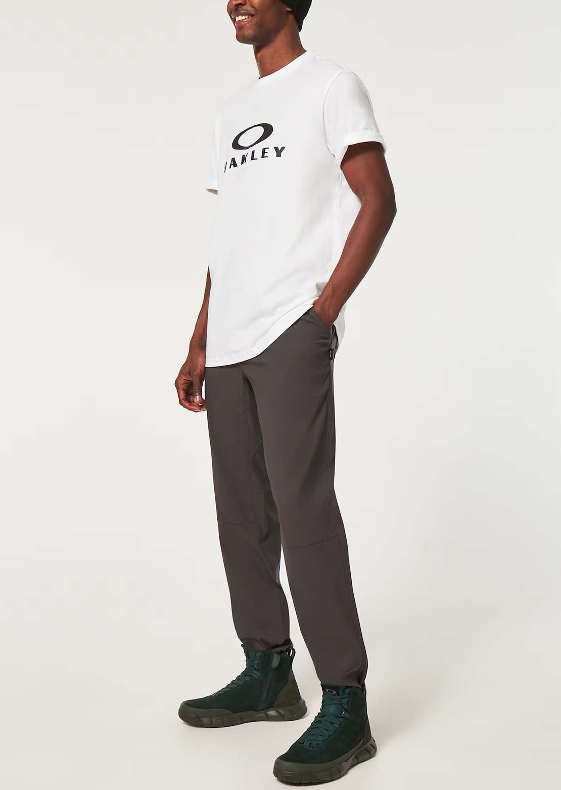 Oakley Men's O Bark 2.0 T-Shirt White/Black