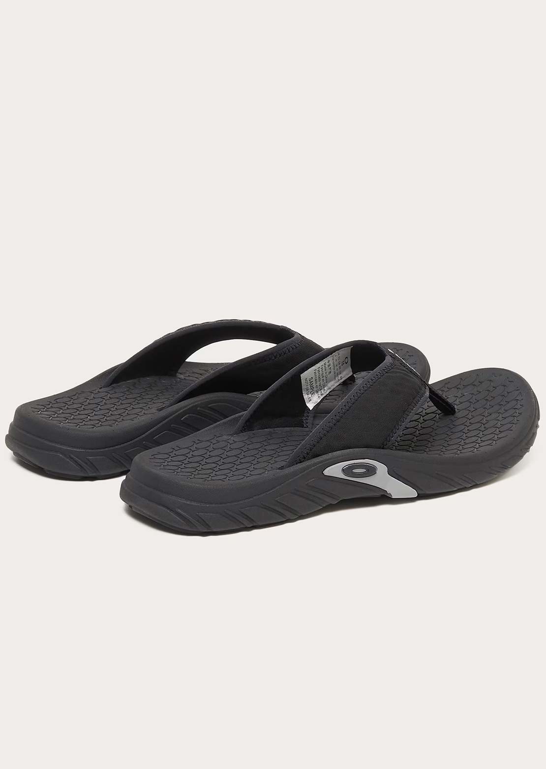 Oakley Men's Operative Flip Flop Sandals Blackout