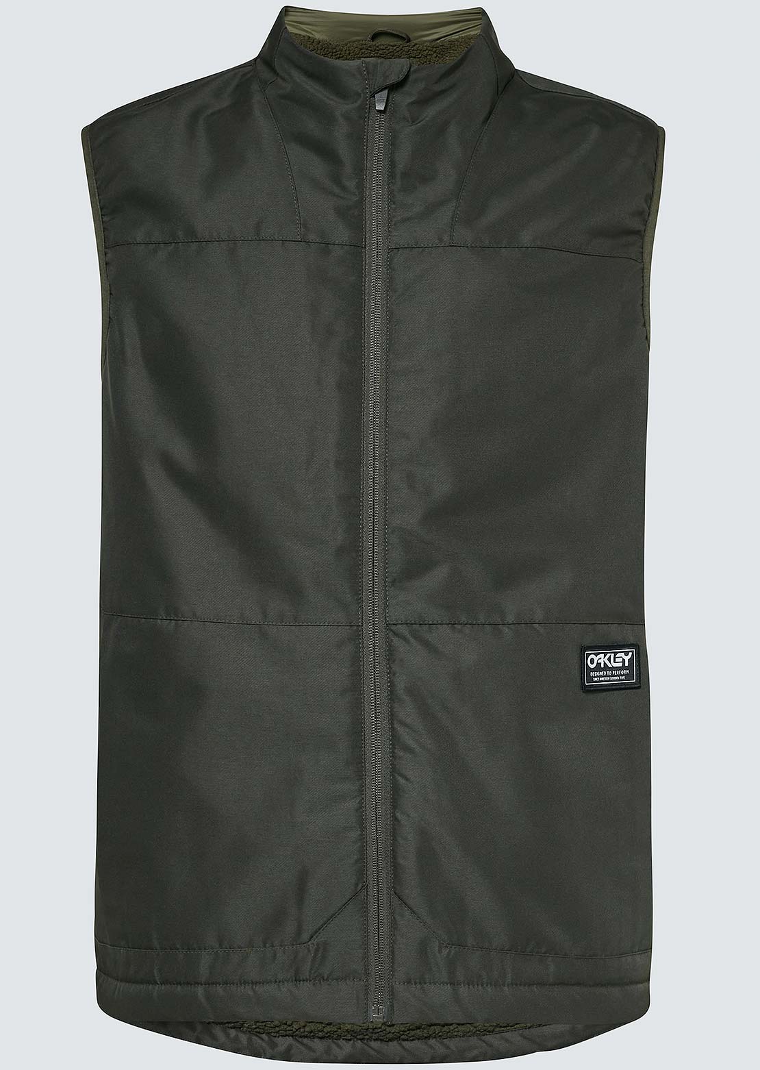 Oakley Men&#39;s Oslo Sherpa Vest New Dark Brush