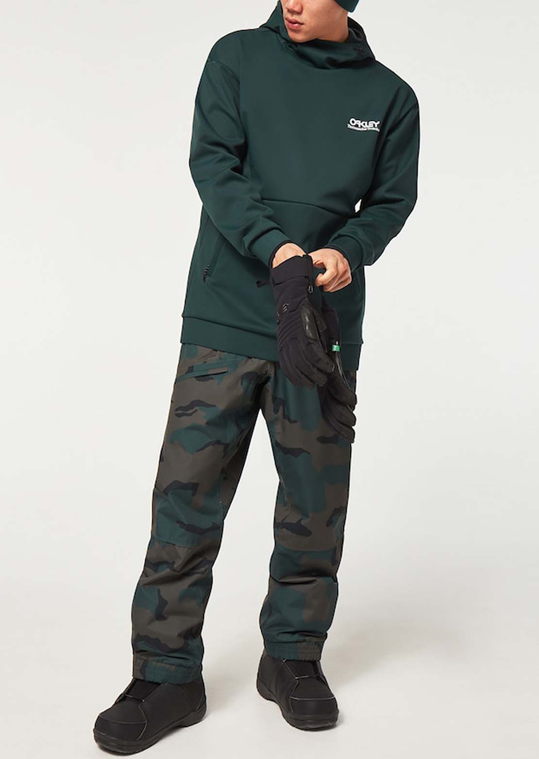Oakley Men's Park RC Softshell Hood Hunter Green
