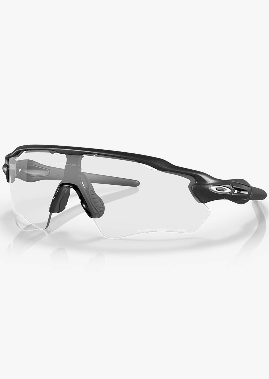 Oakley Men's Radar Ev Path Sunglasses Steel/Clear/Black Photochromic Iridium