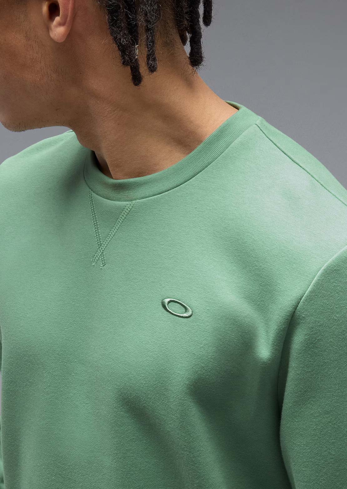 Oakley Men's Relax 2.0 Crewneck Sweatshirt Nile Green