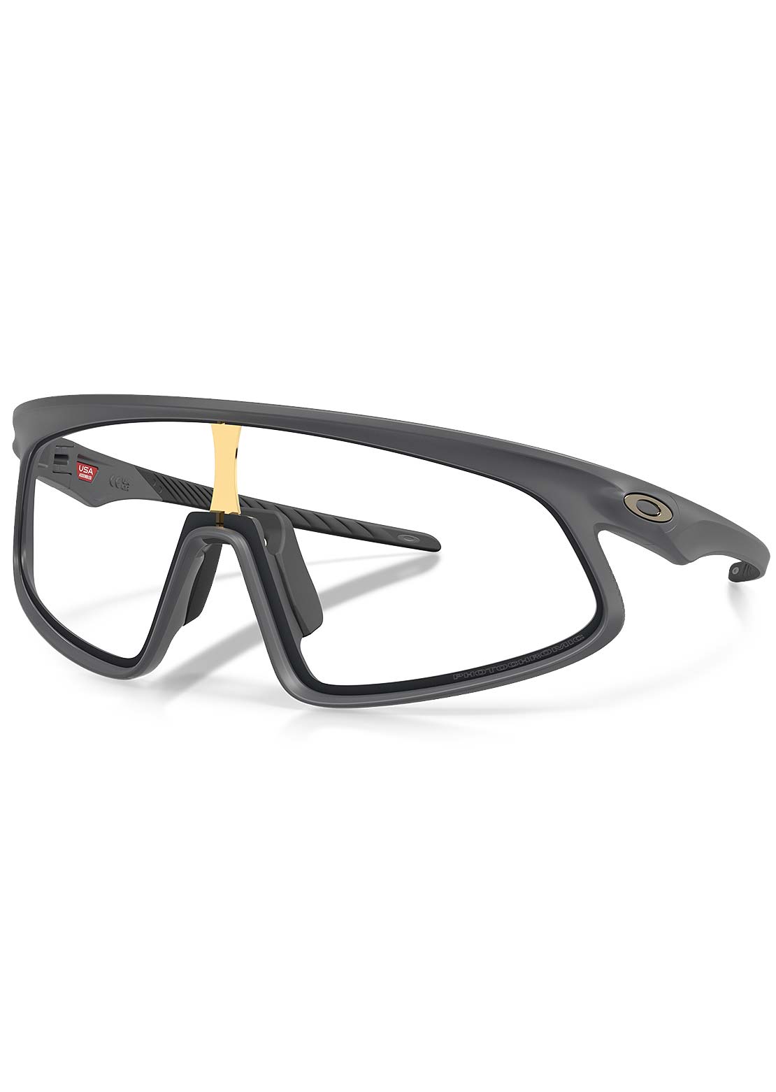 Oakley Men's RSLV 141 Bike Sunglasses Matte Carbon/Prizm Photochromic