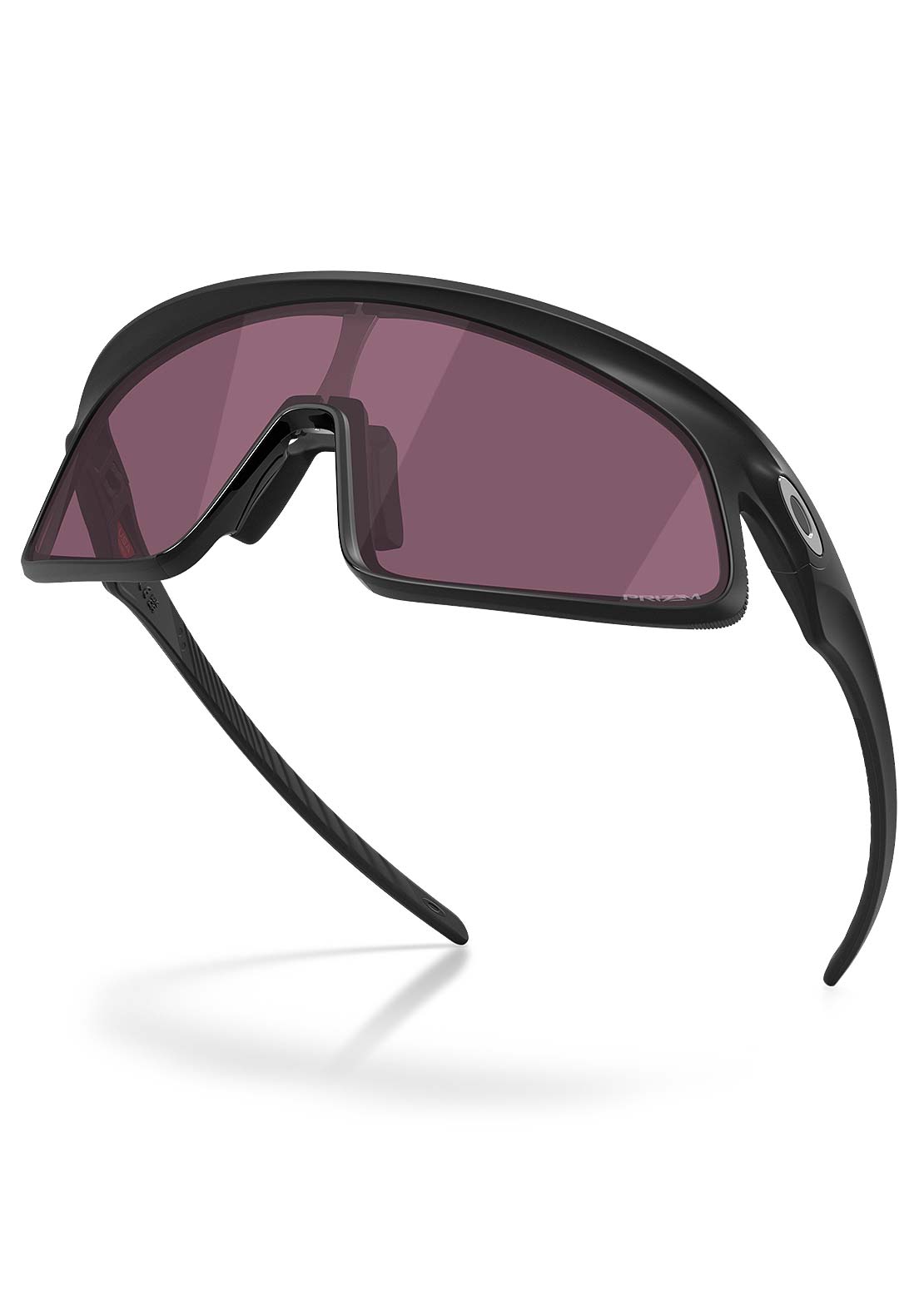 Oakley Men's RSLV 141 Bike Sunglasses Matte Black/Prizm Road Black