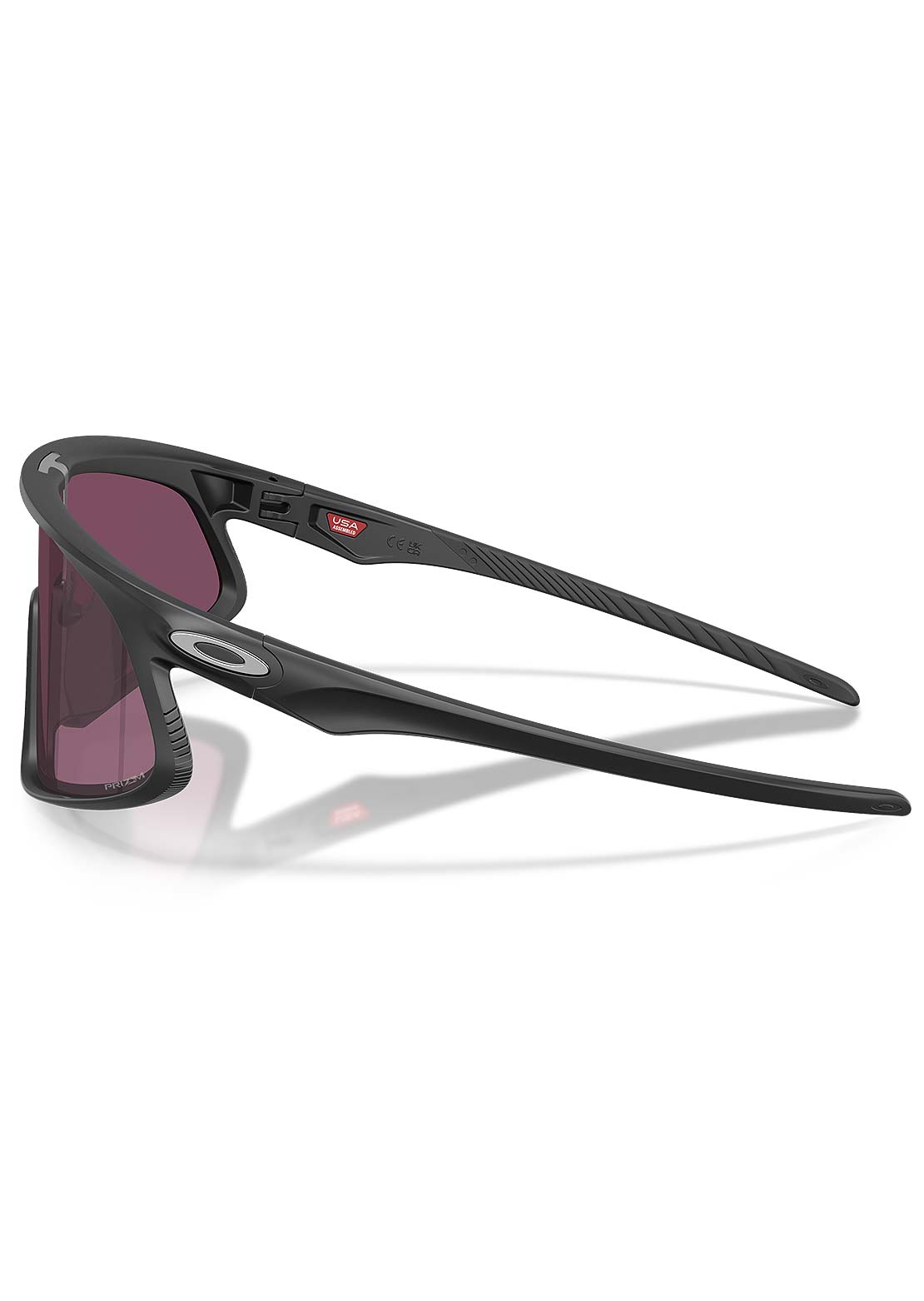 Oakley Men's RSLV 141 Bike Sunglasses Matte Black/Prizm Road Black