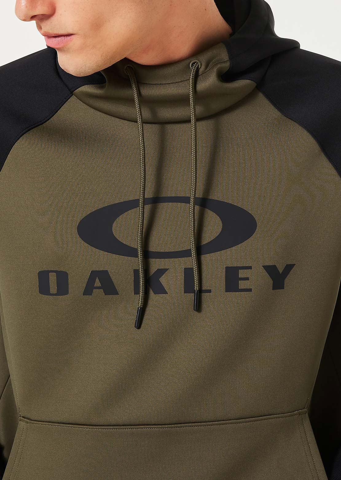 Oakley Men's Sierra DWR Fleece Hood 2.0 Army Green