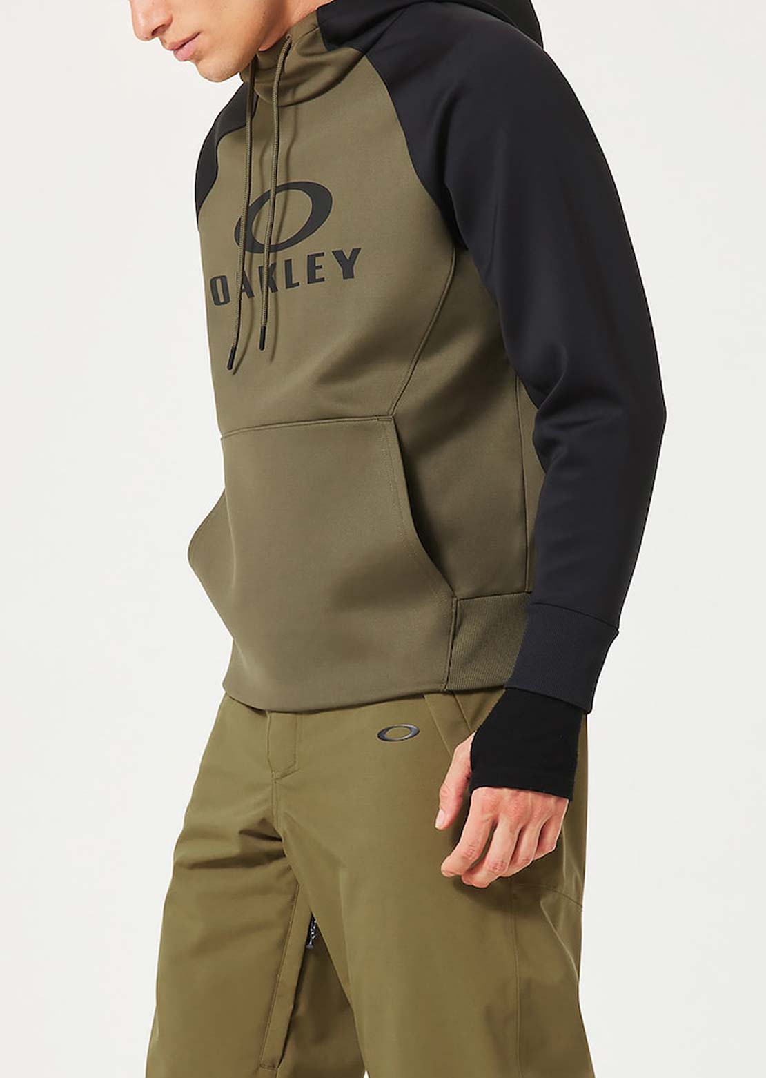 Oakley Men's Sierra DWR Fleece Hood 2.0 Army Green