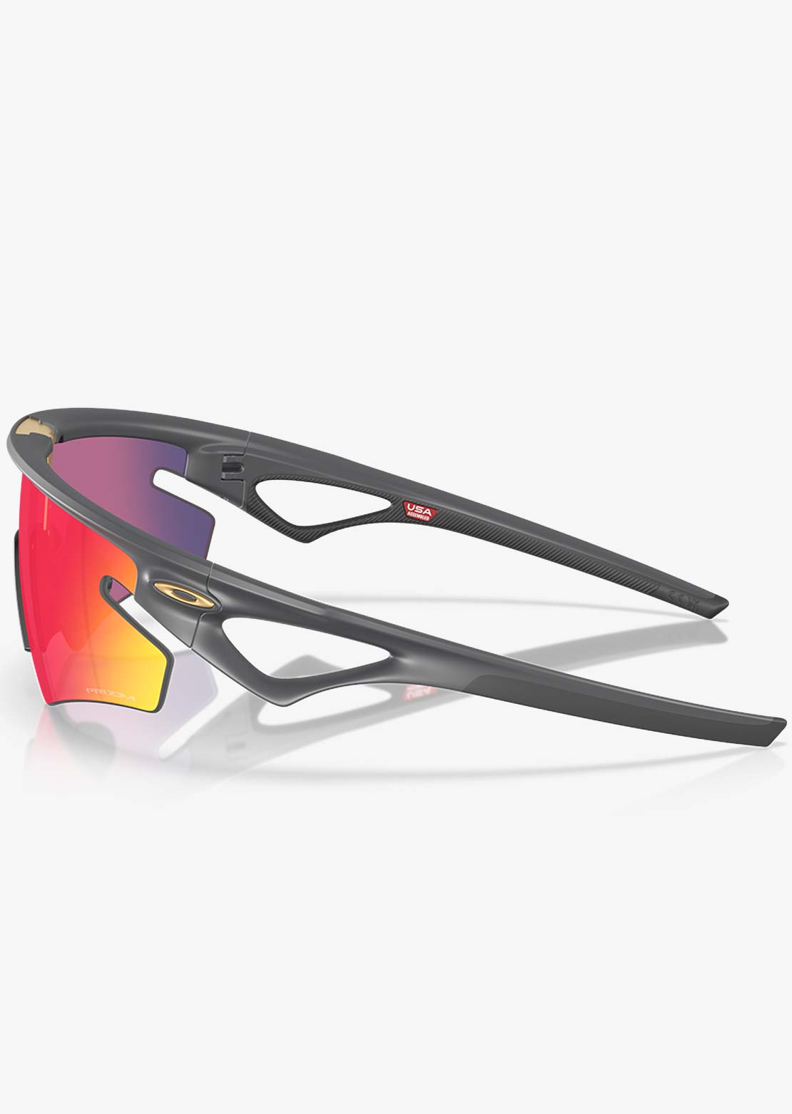 Oakley Men's Sphaera Slash Sunglasses Matte Carbon/Prizm Road