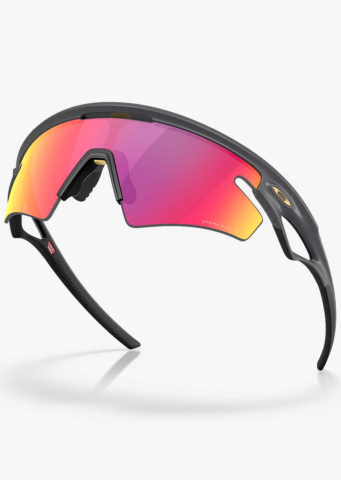 Oakley Men's Sphaera Slash Sunglasses Matte Carbon/Prizm Road