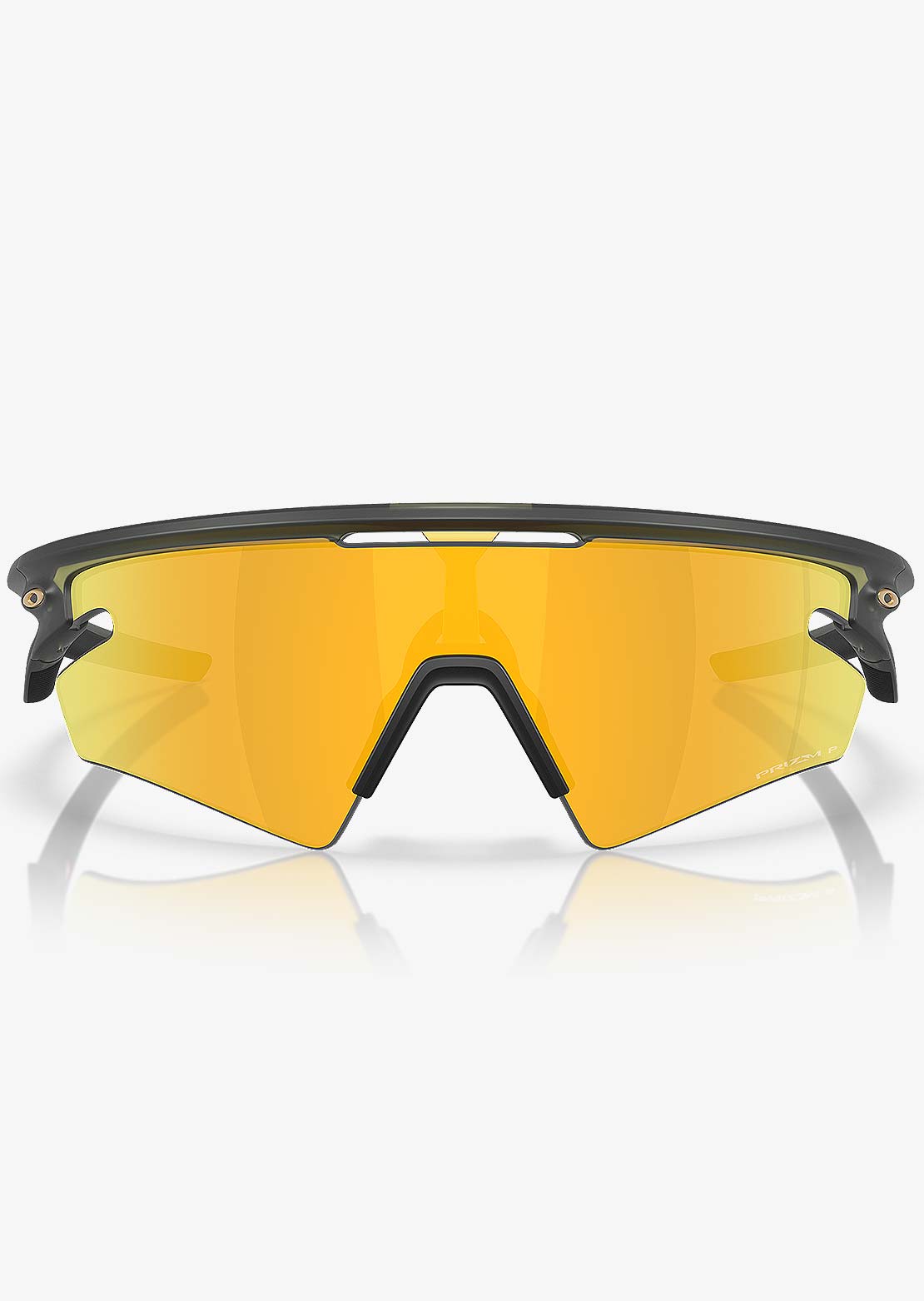 Oakley Men's Sphaera Slash Sunglasses Matte Olive Ink/Prizm 24K Polarized