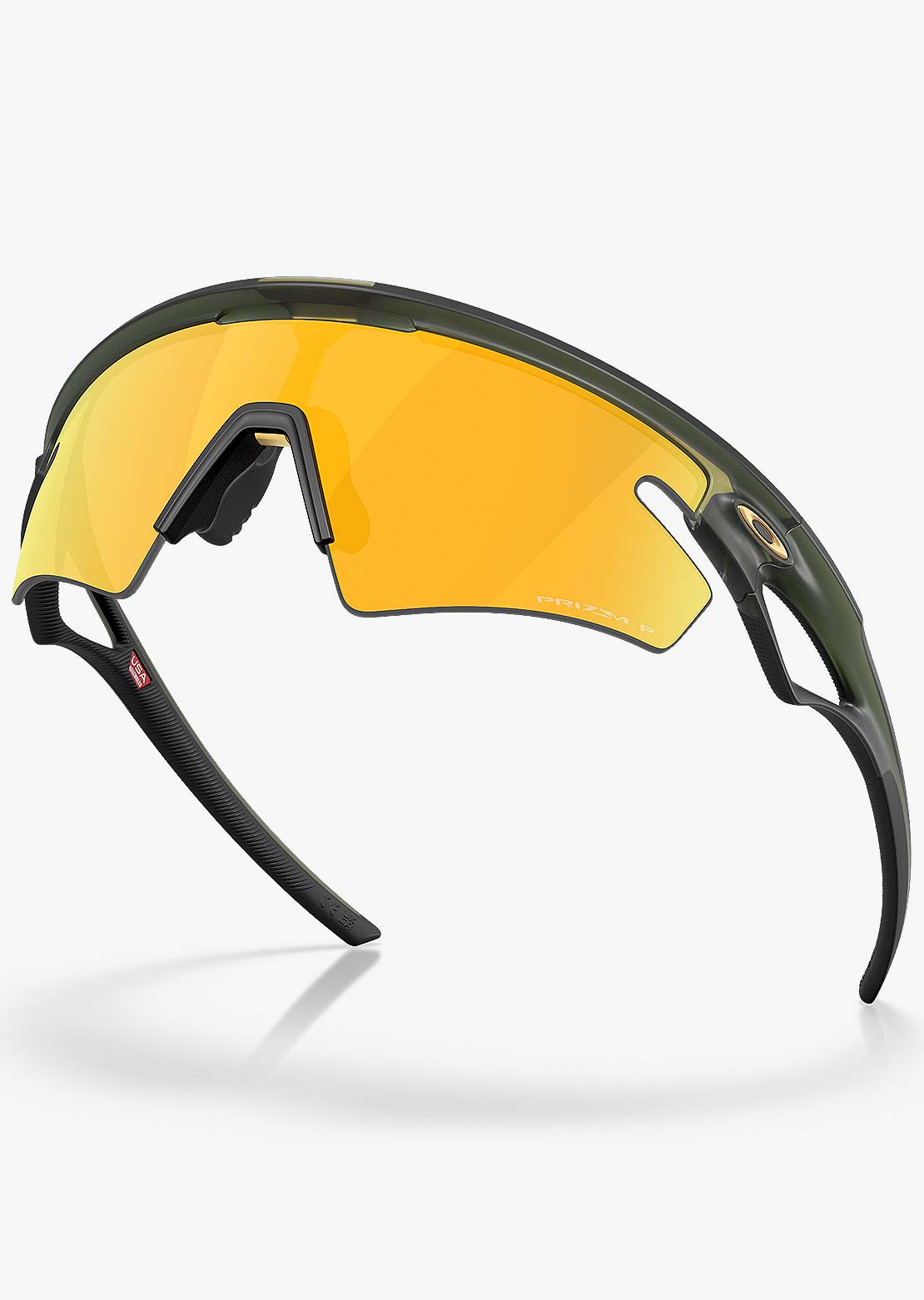 Oakley Men's Sphaera Slash Sunglasses Matte Olive Ink/Prizm 24K Polarized