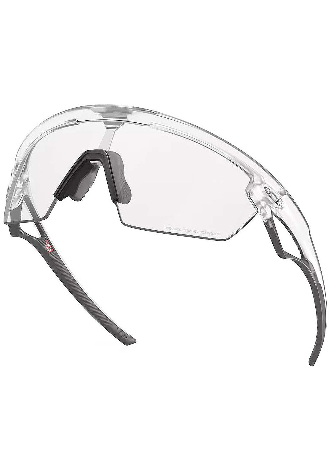 Oakley Men&#39;s Sphaera Sunglasses Matte Clear/Clear Photochromic