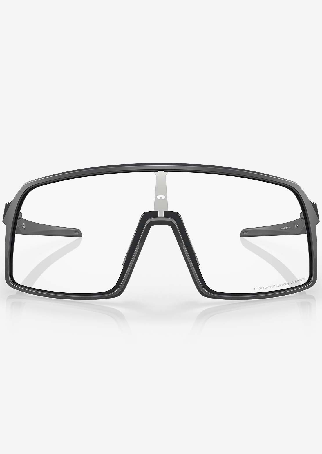 Oakley Men's Sutro Bike Sunglasses Matte Carbon/Clear Photochromic